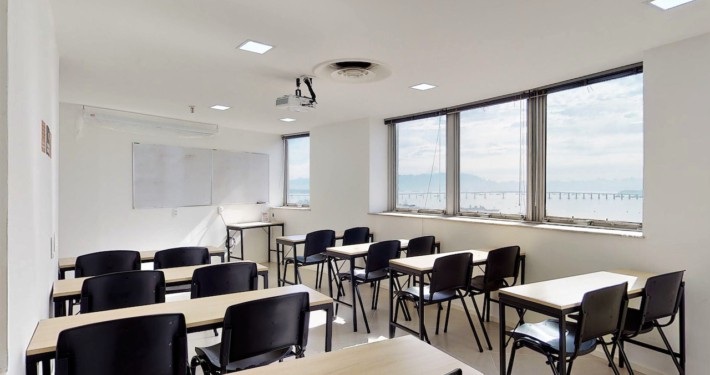 Sala de Treinamento 1 Coworking na Cinelândia Centro do Rio de Janeiro