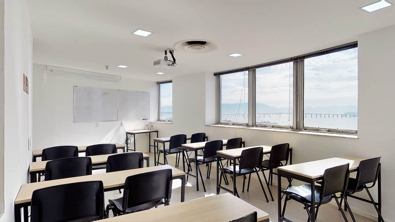 Sala de Treinamento 1 Coworking na Cinelândia Centro do Rio de Janeiro